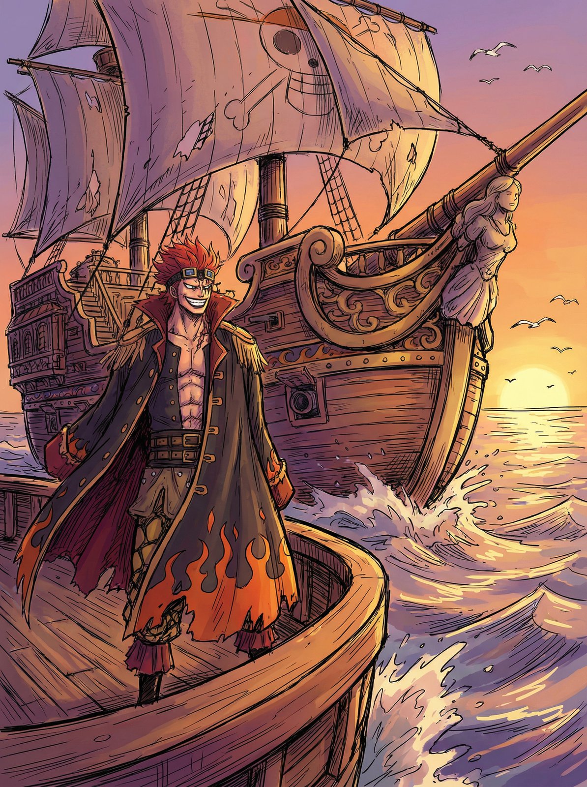 小马拉大车动漫-烈焰船长