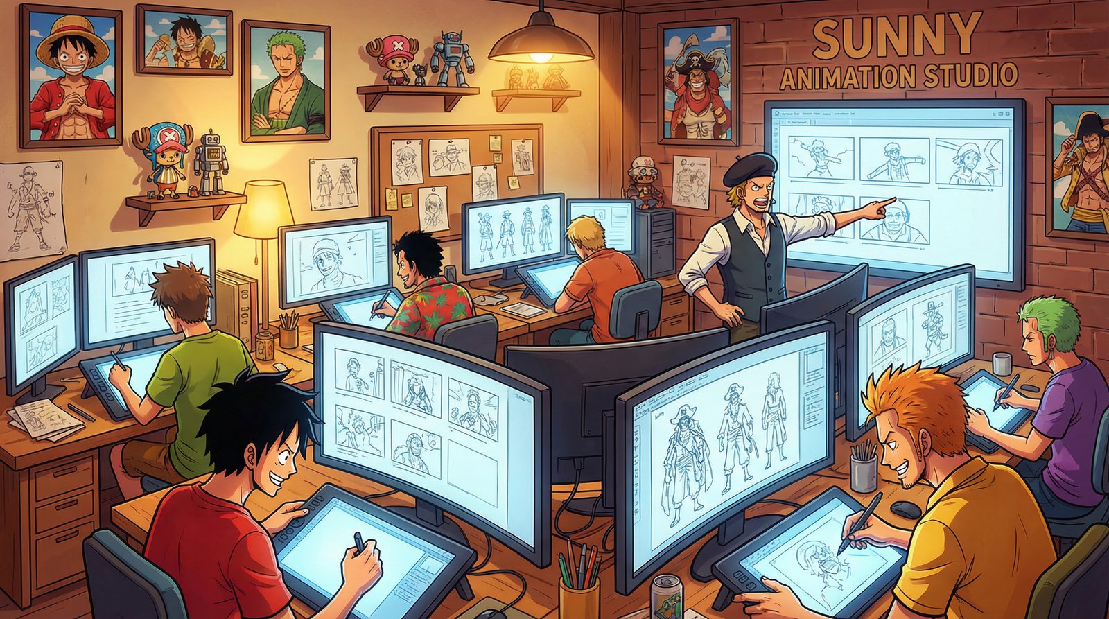 小马拉大车动漫教程